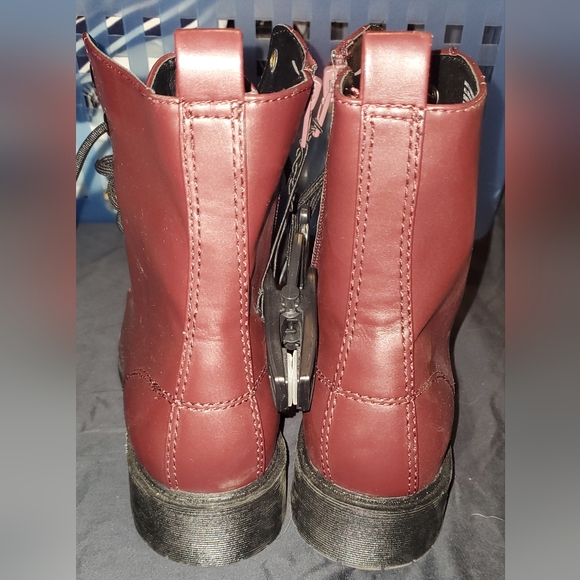 Time and tru maroon combat boots - Picture 3 of 5